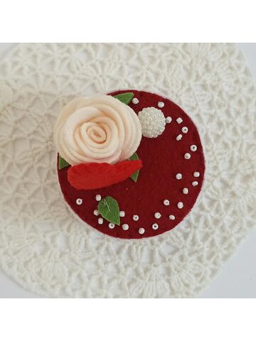 Набор 3 пирожных из фетра для детской кухни, изображение 7