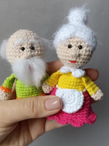 Схема вязания Пальчиковый театр Колобок, Мастер-класс, изображение 3