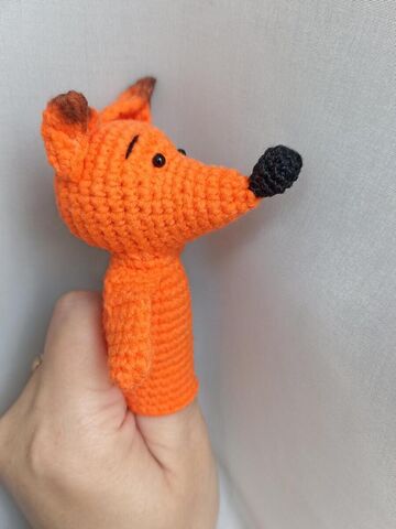 Схема вязания Пальчиковый театр Колобок, Мастер-класс, изображение 5