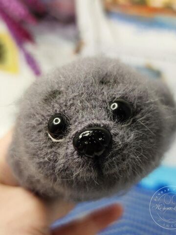 Мастер класс по вязанию игрушки крючком "Нерпа", изображение 5