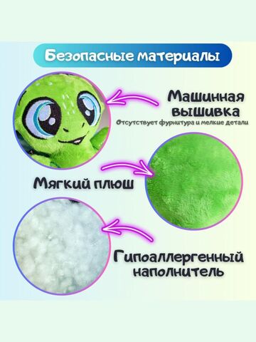 Мягкая игрушка плюшевый Дракон "Сувенир Дракоша FomiToys 16 см". Подарок на день рождения/на новый год, Основной цвет: Зеленый, изображение 3