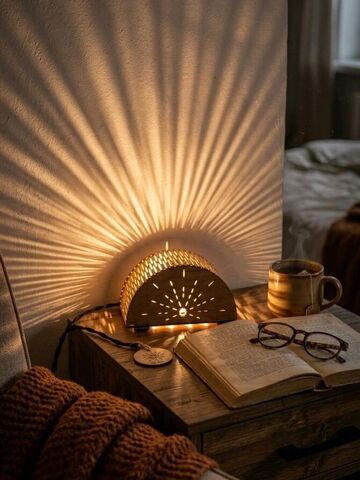 Ночник с лучиками тенями , настольный, изображение 2
