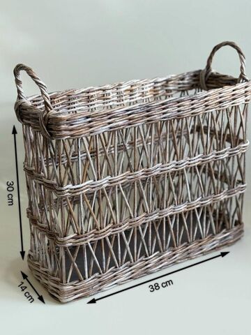 Корзина плетеная для хранения, изображение 2