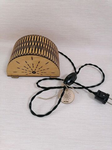 Ночник с лучиками тенями , настольный, изображение 3