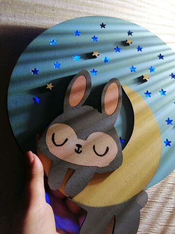 Ночник Зайка RGB, изображение 3