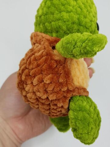 Мастер-класс «Черепашонок» из серии МК Крошки-Горошки, вязание крючком автор Екатерина Чиркова Chirka_toys, изображение 6