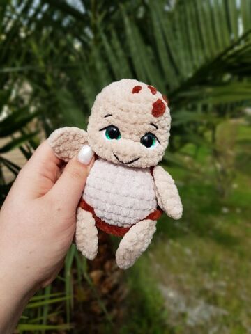 Мастер-класс «Черепашонок» из серии МК Крошки-Горошки, вязание крючком автор Екатерина Чиркова Chirka_toys, изображение 3