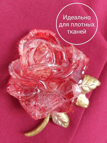 Брошь "Роза", изображение 4