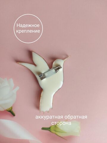Брошь "Колибри", изображение 2