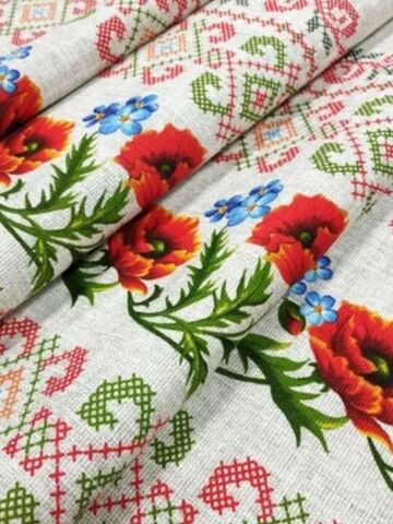 Скатерть рогожка, изображение 5