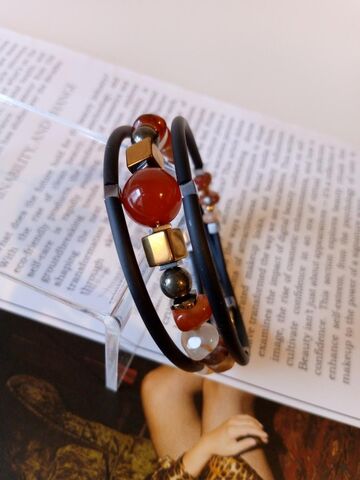 Браслет "Сердоликовый микс", изображение 5