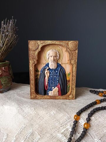 Икона Сергий Радонежский