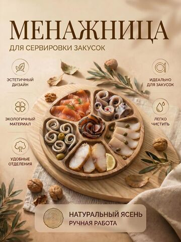 Менажница 28 см, изображение 4