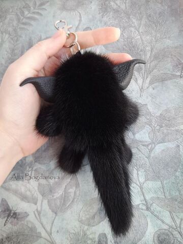 Интерьерная игрушка "Чёрный кот Злючка", изображение 5