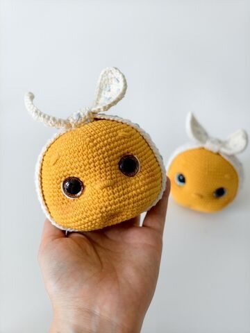 Мягкая игрушка колобок вязаный, изображение 2
