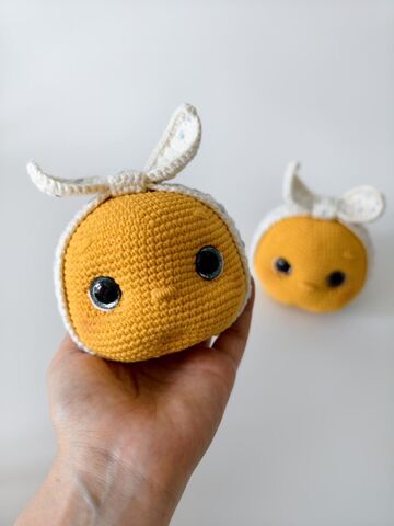 Мягкая игрушка колобок вязаный, изображение 3