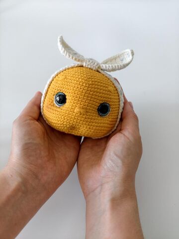 Мягкая игрушка колобок вязаный, изображение 9