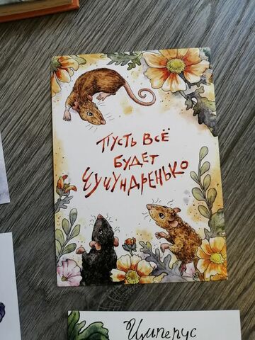 Комплект: Книга "Приручение Чучундры" А.Зимин, Л.Дроздова и 5 открыток по иллюстрациям, изображение 15