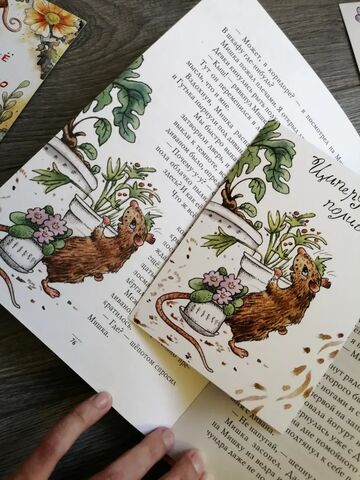 Комплект: Книга "Приручение Чучундры" А.Зимин, Л.Дроздова и 5 открыток по иллюстрациям, изображение 6