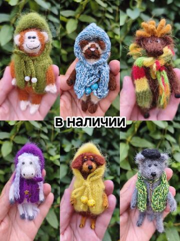 Игрушки вязаные Брелоки Сувениры, изображение 2