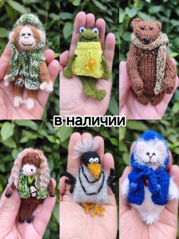 Игрушки вязаные Брелоки Сувениры, изображение 5