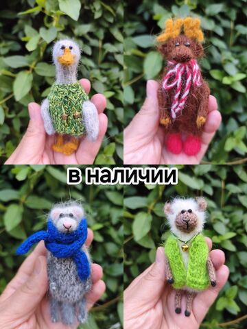 Игрушки вязаные Брелоки Сувениры, изображение 6