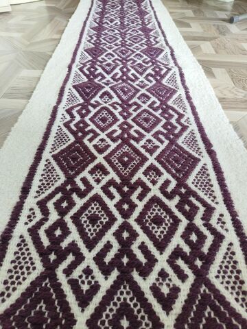 Дорожка домотканая ковровая