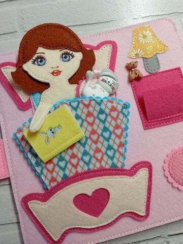Кукольный домик из фетра, изображение 4