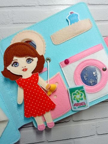 Кукольный домик из фетра, изображение 8