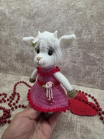 Коза, вязаная игрушка, изображение 5
