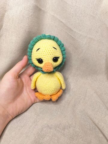 Вязаная игрушка ручной работы "Уточка", изображение 5