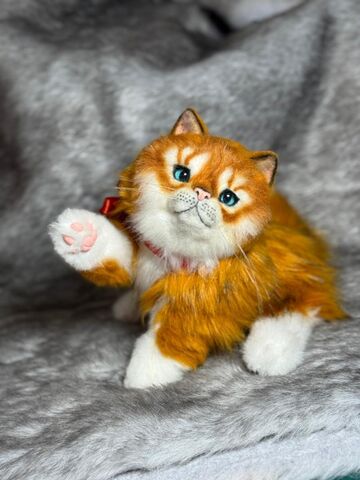 Реалистичный рыжий котенок (голубые глазки), изображение 5