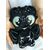 Мягкая игрушка плюшевый Дракон черный "Сувенир Дракоша FomiToys 16 см" Подарок на день рождения/ на новый год, Основной цвет: Черный