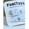 Белая заколка для волос со стразами 5 см ручной работы FomiToys
