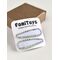 Белая заколка со стразами 5 см ручной работы | FomiToys | Набор 2 шт | Детские и взрослые аксессуары, Вариации товаров: 5