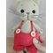 Вязаная игрушка Кот в штанишках, изображение 3