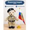 Мишка вязаный Военная разведка, изображение 7
