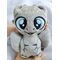 Мягкая игрушка плюшевый Дракон "Сувенир Дракоша FomiToys 16 см". Подарок на день рождения/на новый год/ для малыша, Основной цвет: Серый, изображение 3