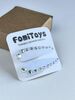 Белая заколка для волос со стразами 5 см ручной работы FomiToys