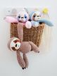 Мастер-класс "Ленивец" вязание крючком автор Chirka_toys