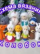 Схема вязания Пальчиковый театр Колобок, Мастер-класс