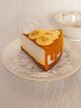 Торт из фетра игрушечный с бананом и карамелью
