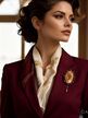 Брошь-игла с дубовым листиком на авантюрине Живопись маслом лаковая миниатюра