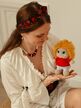 Вязаная игрушка Домовенок, вязаная игрушка Домовушка, игрушка домовой