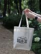 Сумка тканевая ШОПЕР с вышивкой ФОТОАППАРАТ, ручная работа, Россия