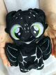 Мягкая игрушка плюшевый Дракон черный "Сувенир Дракоша FomiToys 16 см" Подарок на день рождения/ на новый год, Основной цвет: Черный